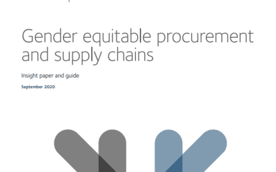 Workplace Gender Equality Agency – Gender equitable procurement and supply chains