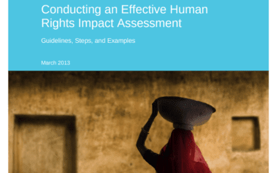 BSR – Conducting an Effective Human Rights Impact Assessment