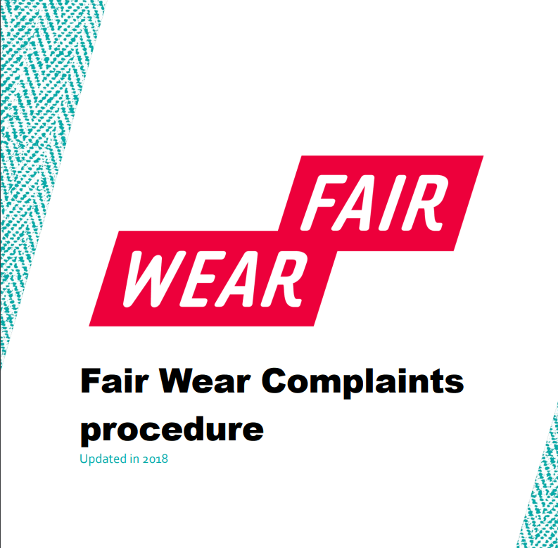 fairwear complaints procedure