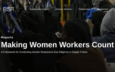 BSR – Making Women Workers Count